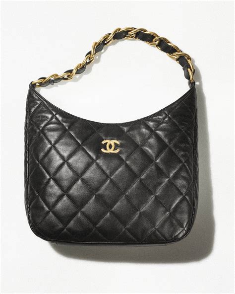 chanel hobo 包|hobo bag black.